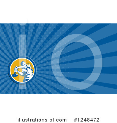 Royalty-Free (RF) Business Card Template Clipart Illustration by patrimonio - Stock Sample #1248472