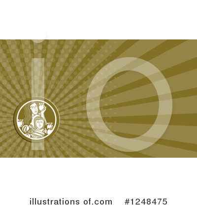 Royalty-Free (RF) Business Card Template Clipart Illustration by patrimonio - Stock Sample #1248475