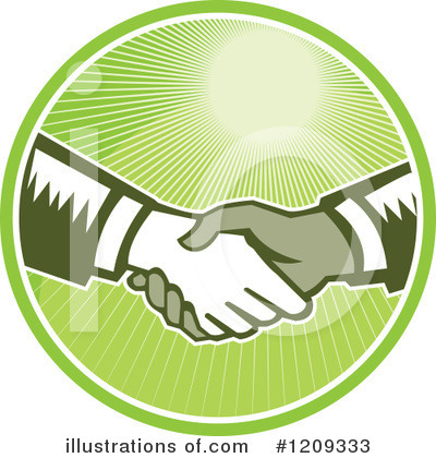 Handshake Clipart #1209333 by patrimonio