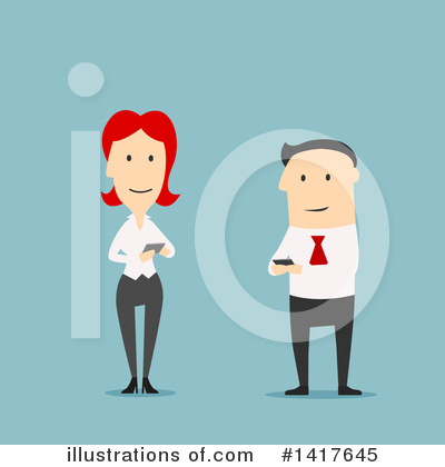Businesswoman Clipart #1417645 by Vector Tradition SM