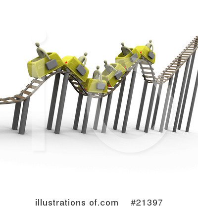 Roller Coaster Clipart #21397 by 3poD