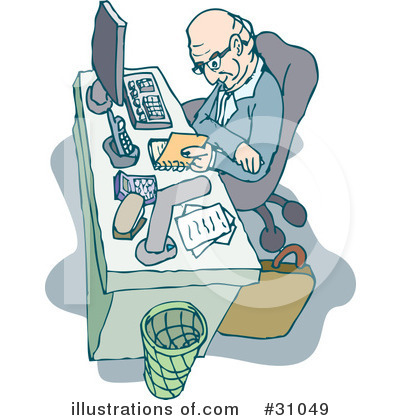 Business Clipart #31049 by PlatyPlus Art