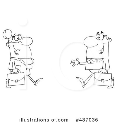Royalty-Free (RF) Business Clipart Illustration by Hit Toon - Stock Sample #437036