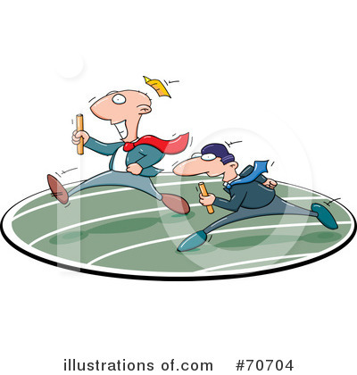 Relay Race Clipart #70704 by jtoons