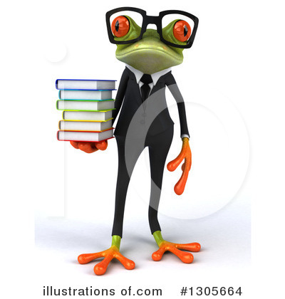 Royalty-Free (RF) Business Frog Clipart Illustration by Julos - Stock Sample #1305664