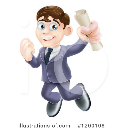Royalty-Free (RF) Business Man Clipart Illustration by AtStockIllustration - Stock Sample #1200106