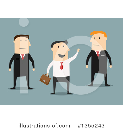 Royalty-Free (RF) Business Man Clipart Illustration by Vector Tradition SM - Stock Sample #1355243