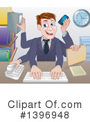 Business Man Clipart #1396948 by AtStockIllustration