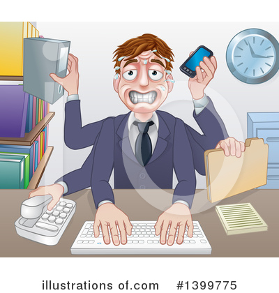 Royalty-Free (RF) Business Man Clipart Illustration by AtStockIllustration - Stock Sample #1399775