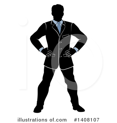 Royalty-Free (RF) Business Man Clipart Illustration by AtStockIllustration - Stock Sample #1408107