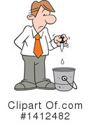 Business Man Clipart #1412482 by Johnny Sajem