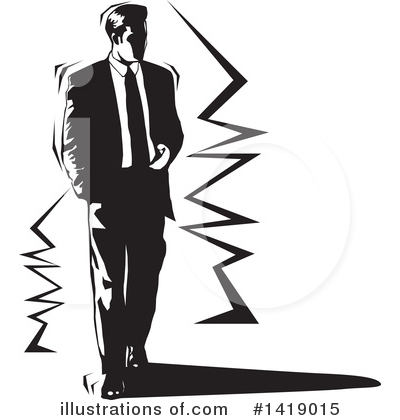 Manager Clipart #1419015 by David Rey