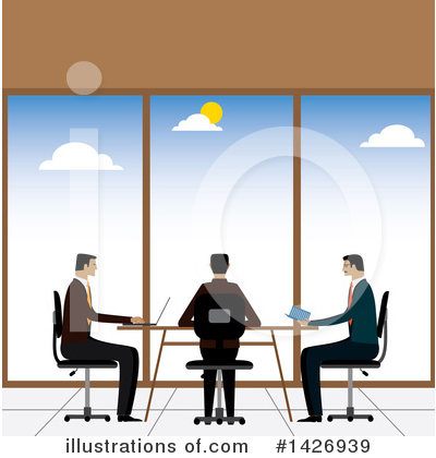 Royalty-Free (RF) Business Man Clipart Illustration by ColorMagic - Stock Sample #1426939