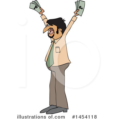 Royalty-Free (RF) Business Man Clipart Illustration by djart - Stock Sample #1454118