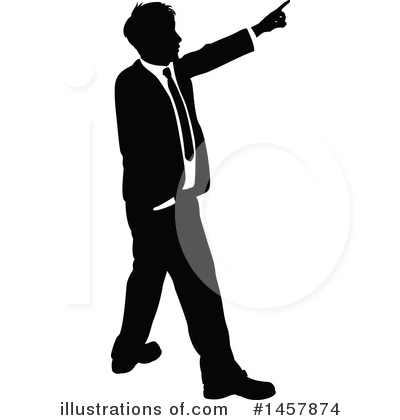 Royalty-Free (RF) Business Man Clipart Illustration by AtStockIllustration - Stock Sample #1457874