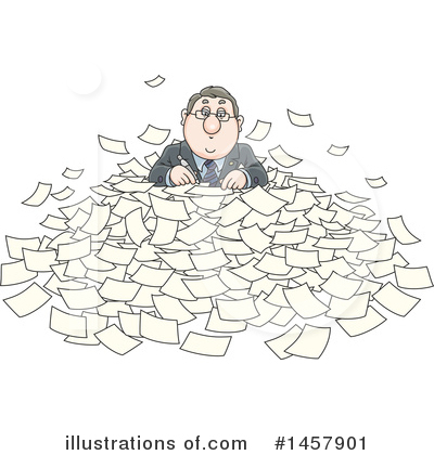 Royalty-Free (RF) Business Man Clipart Illustration by Alex Bannykh - Stock Sample #1457901