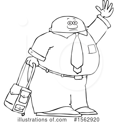 Royalty-Free (RF) Business Man Clipart Illustration by djart - Stock Sample #1562920