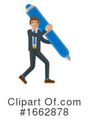 Business Man Clipart #1662878 by AtStockIllustration