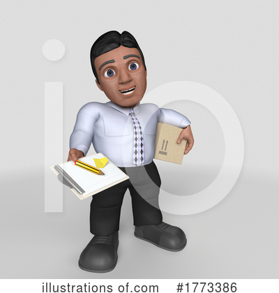 Royalty-Free (RF) Business Man Clipart Illustration by KJ Pargeter - Stock Sample #1773386