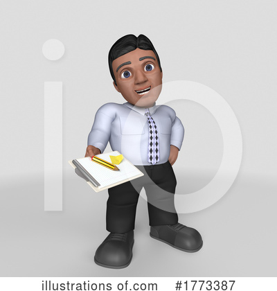 Royalty-Free (RF) Business Man Clipart Illustration by KJ Pargeter - Stock Sample #1773387