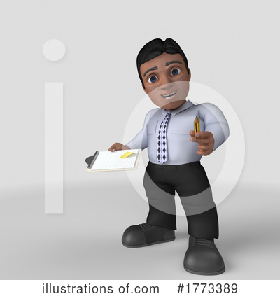 Royalty-Free (RF) Business Man Clipart Illustration by KJ Pargeter - Stock Sample #1773389