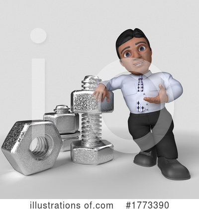 Royalty-Free (RF) Business Man Clipart Illustration by KJ Pargeter - Stock Sample #1773390