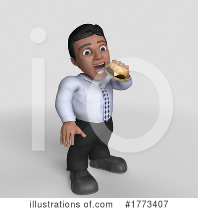Royalty-Free (RF) Business Man Clipart Illustration by KJ Pargeter - Stock Sample #1773407