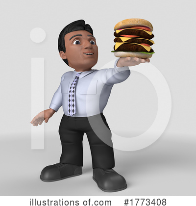 Royalty-Free (RF) Business Man Clipart Illustration by KJ Pargeter - Stock Sample #1773408
