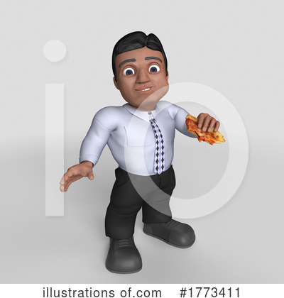 Royalty-Free (RF) Business Man Clipart Illustration by KJ Pargeter - Stock Sample #1773411