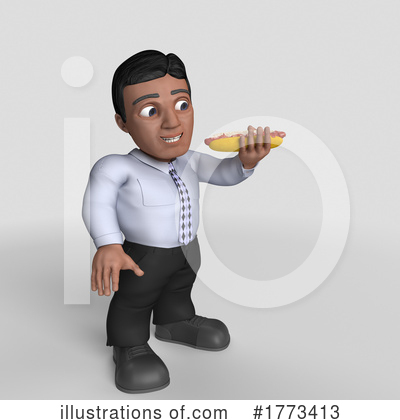 Royalty-Free (RF) Business Man Clipart Illustration by KJ Pargeter - Stock Sample #1773413