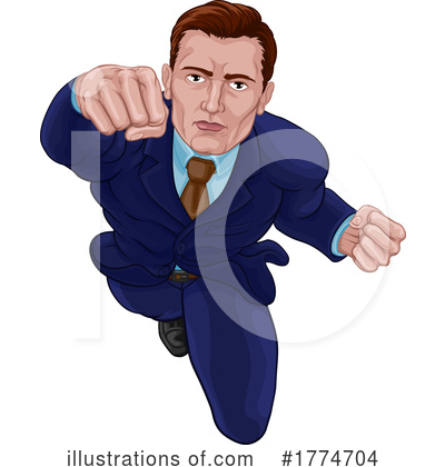Royalty-Free (RF) Business Man Clipart Illustration by AtStockIllustration - Stock Sample #1774704