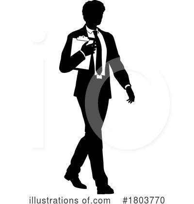 Royalty-Free (RF) Business Man Clipart Illustration by AtStockIllustration - Stock Sample #1803770