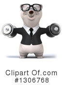Business Polar Bear Clipart #1306768 by Julos