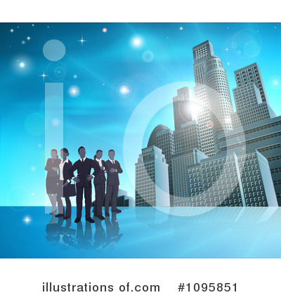 Royalty-Free (RF) Business Team Clipart Illustration by AtStockIllustration - Stock Sample #1095851