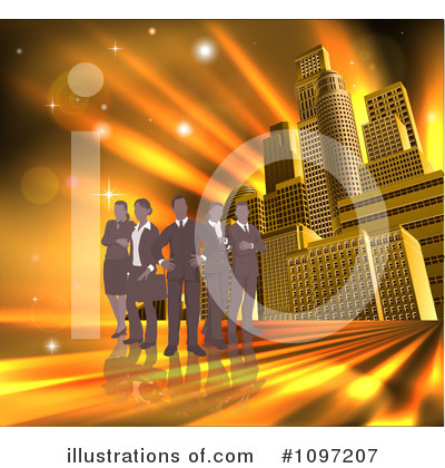 Royalty-Free (RF) Business Team Clipart Illustration by AtStockIllustration - Stock Sample #1097207