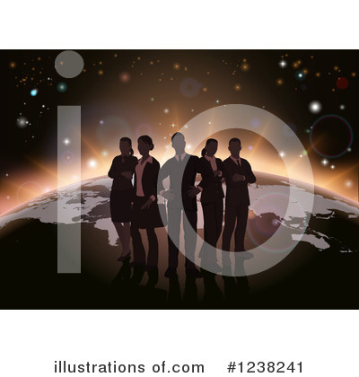Royalty-Free (RF) Business Team Clipart Illustration by AtStockIllustration - Stock Sample #1238241