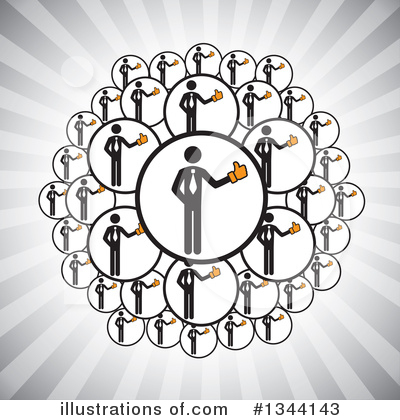 Royalty-Free (RF) Business Team Clipart Illustration by ColorMagic - Stock Sample #1344143