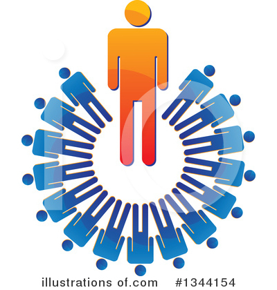 Royalty-Free (RF) Business Team Clipart Illustration by ColorMagic - Stock Sample #1344154