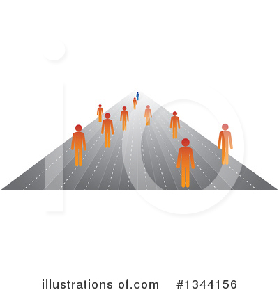 Royalty-Free (RF) Business Team Clipart Illustration by ColorMagic - Stock Sample #1344156
