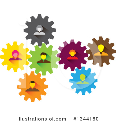 Cog Wheel Clipart #1344180 by ColorMagic