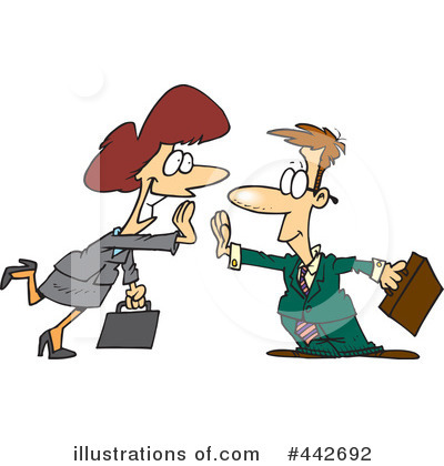Royalty-Free (RF) Business Team Clipart Illustration by toonaday - Stock Sample #442692
