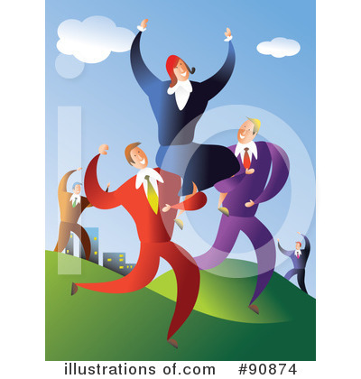 Royalty-Free (RF) Business Team Clipart Illustration by Prawny - Stock Sample #90874