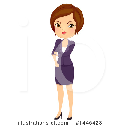 Businesswoman Clipart #1446423 by BNP Design Studio