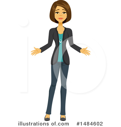 Royalty-Free (RF) Business Woman Clipart Illustration by Amanda Kate - Stock Sample #1484602