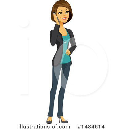 Royalty-Free (RF) Business Woman Clipart Illustration by Amanda Kate - Stock Sample #1484614