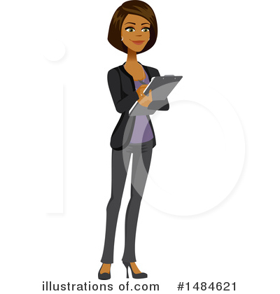 Royalty-Free (RF) Business Woman Clipart Illustration by Amanda Kate - Stock Sample #1484621