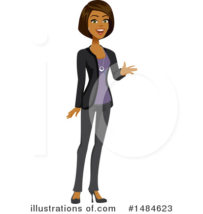 Royalty-Free (RF) Business Woman Clipart Illustration by Amanda Kate - Stock Sample #1484623