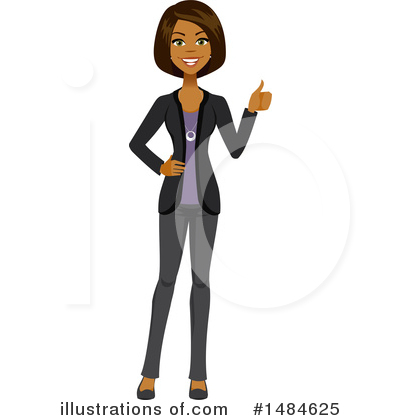 Royalty-Free (RF) Business Woman Clipart Illustration by Amanda Kate - Stock Sample #1484625