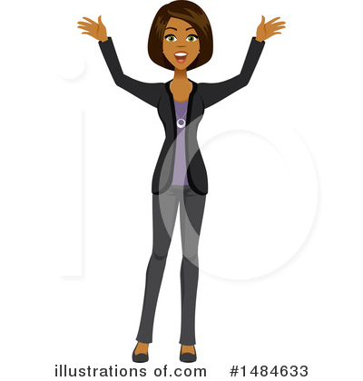 Royalty-Free (RF) Business Woman Clipart Illustration by Amanda Kate - Stock Sample #1484633