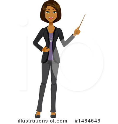 Business Woman Clipart #1484646 by Amanda Kate